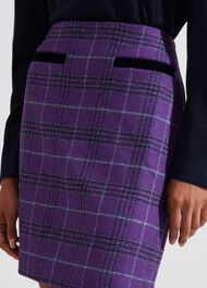 Ruthie Wool Skirt, Purple Multi, hi-res