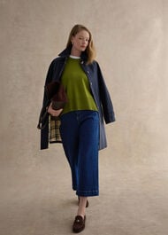 Marsha Knitted Jumper, Soft Moss Green, hi-res