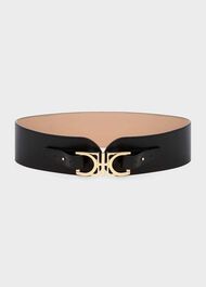 Willow Waist Belt, Black, hi-res