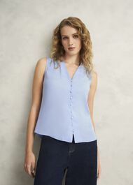 Maria Blouse, Muscari Blue, hi-res