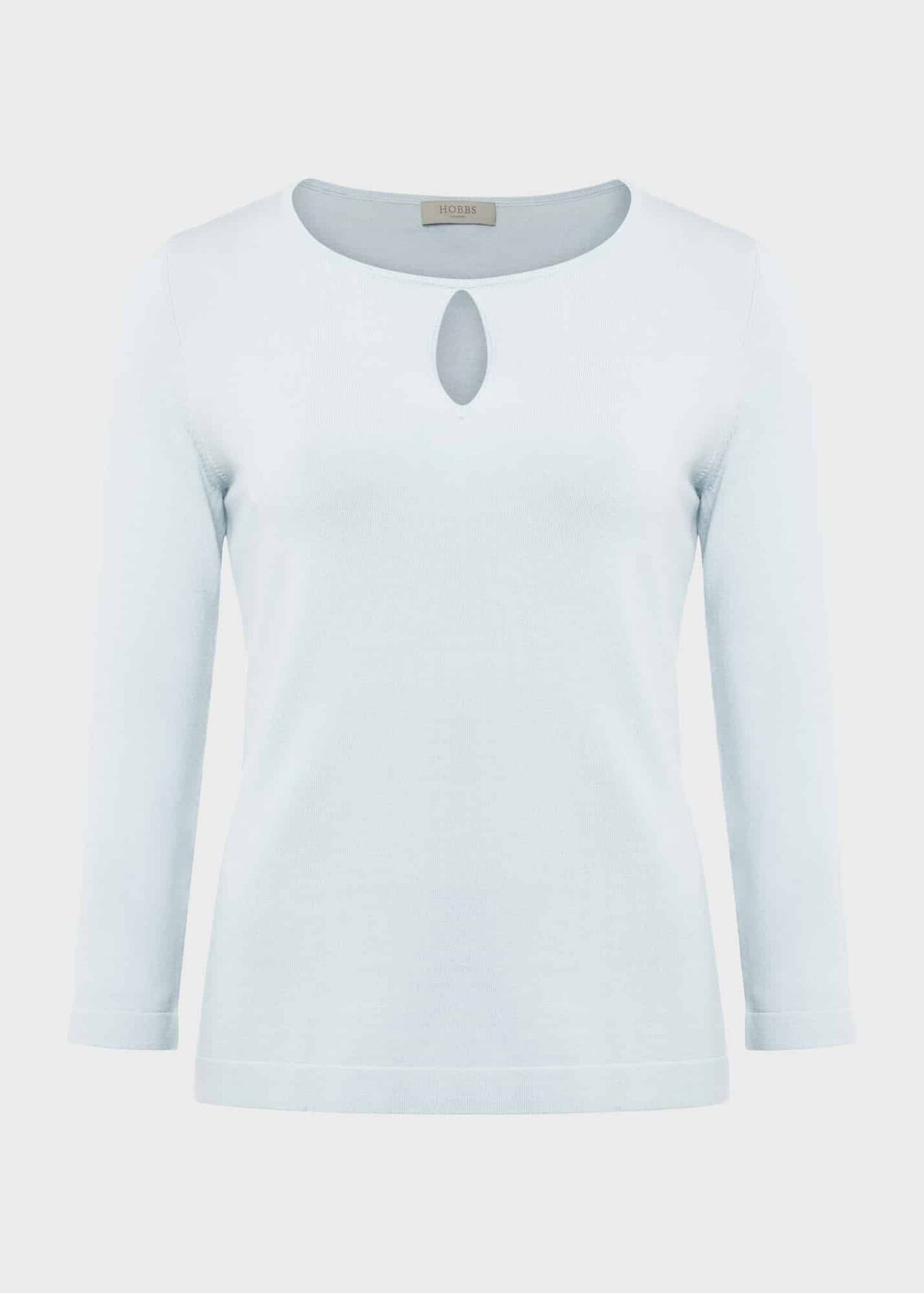 Rosabel Keyhole Top, Stone Blue, hi-res