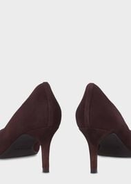 Amy Court Shoes, Plum Brown, hi-res