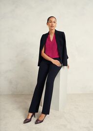 Shelley Blouse, Cranberry Pink, hi-res
