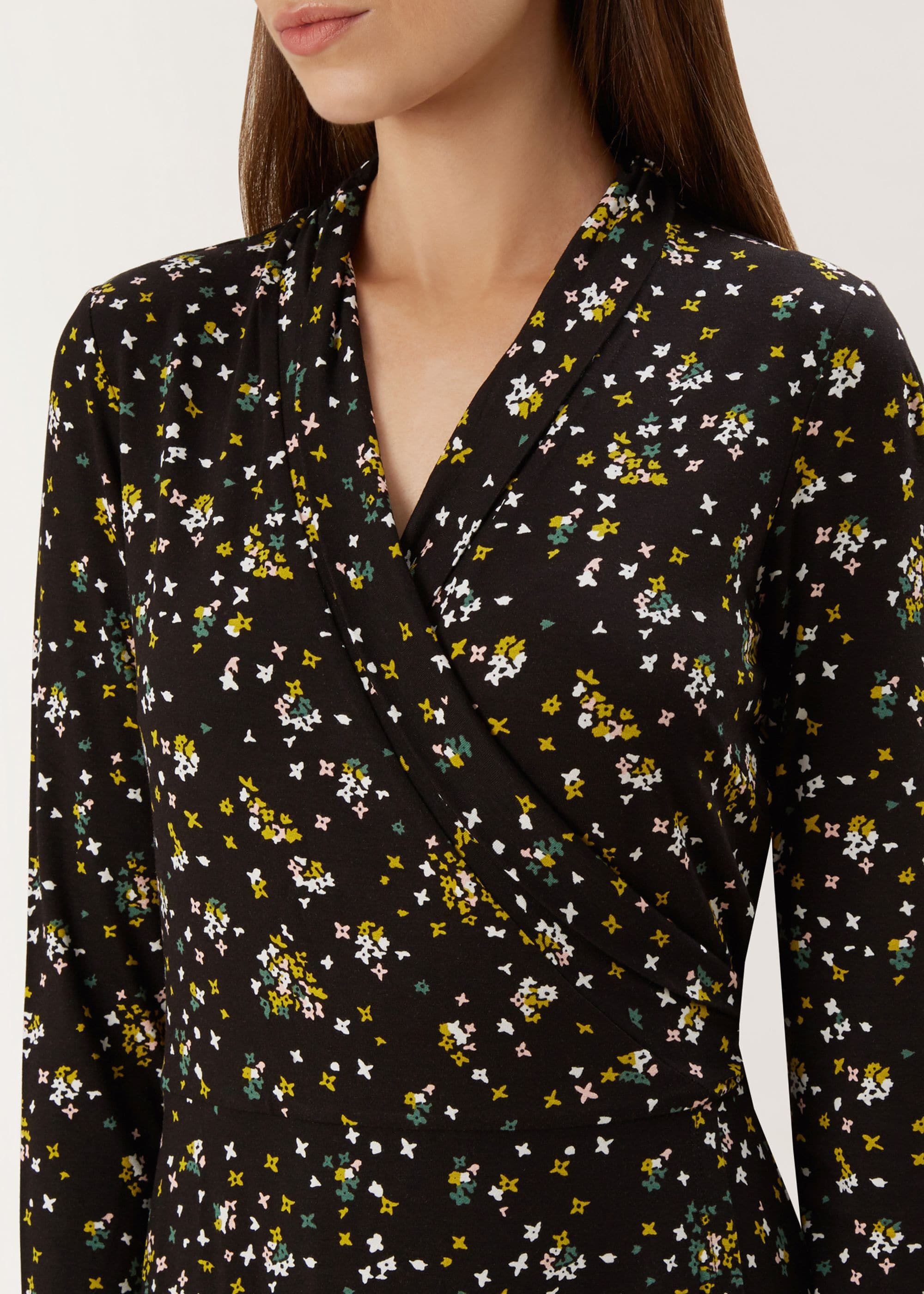 hobbs april wrap dress
