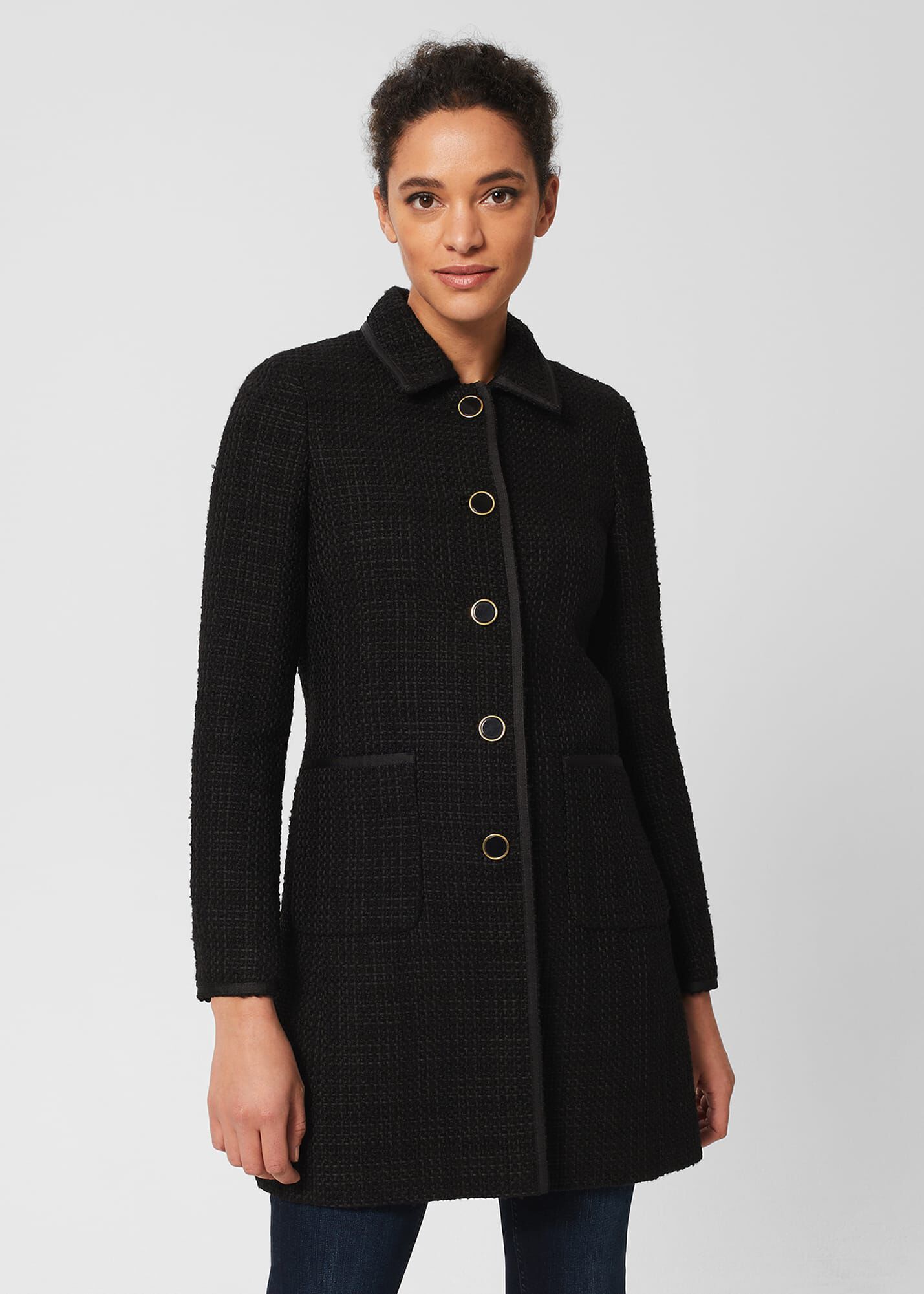 Hobbs tweed coat outlet