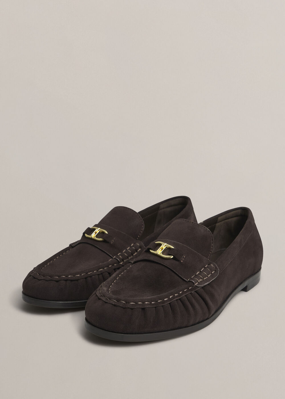 Alana Loafers, Chocolate Brown, hi-res