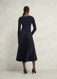 Petite Lucinda Dress, Hobbs Navy, hi-res