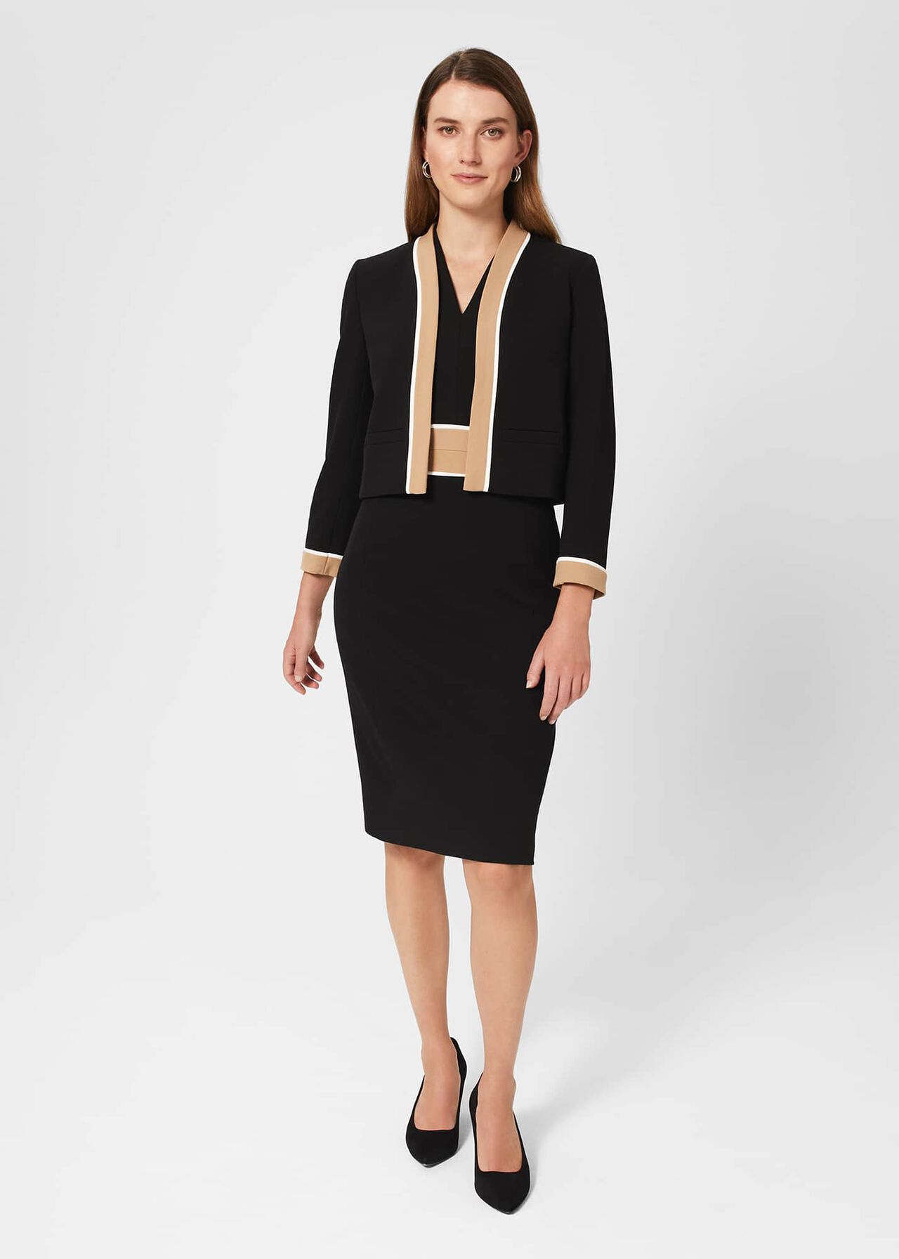 Fatima Jacket, Black Camel, hi-res