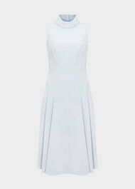 Whilemina Fit And Flare Dress, Pale Blue, hi-res