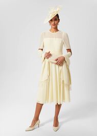 Matilda Scarf, Pale Yellow, hi-res