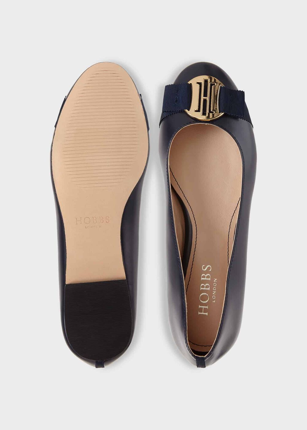Cristie Flat, Navy, hi-res