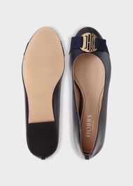 Cristie Flat, Navy, hi-res