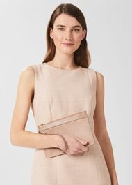 Lundy Suede Wristlet, Fawn, hi-res