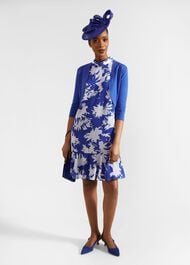 Madeline Dress, Blue Ivory, hi-res