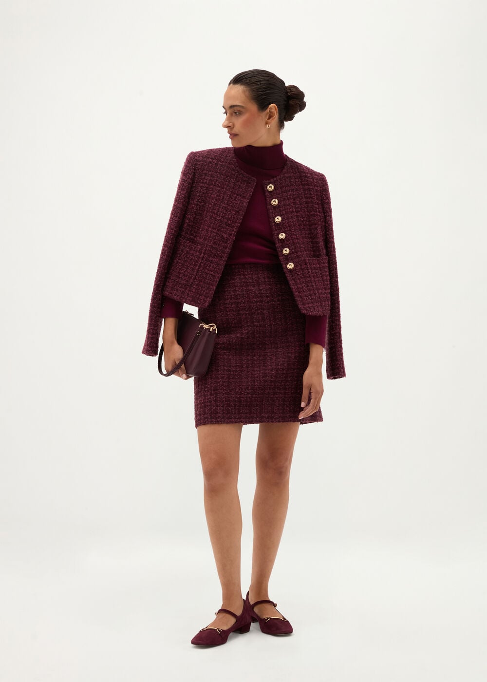 Maria Tweed Skirt