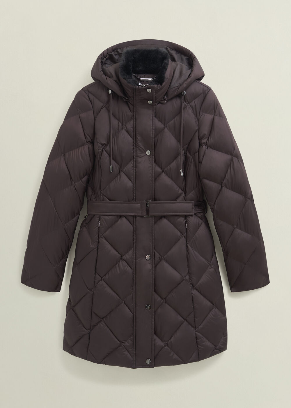 Petite Lumi Puffer, Deep Brown, hi-res
