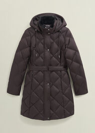 Petite Lumi Puffer, Deep Brown, hi-res