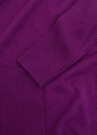Devora Knitted Dress With Cashmere, Vibrant Purple, hi-res