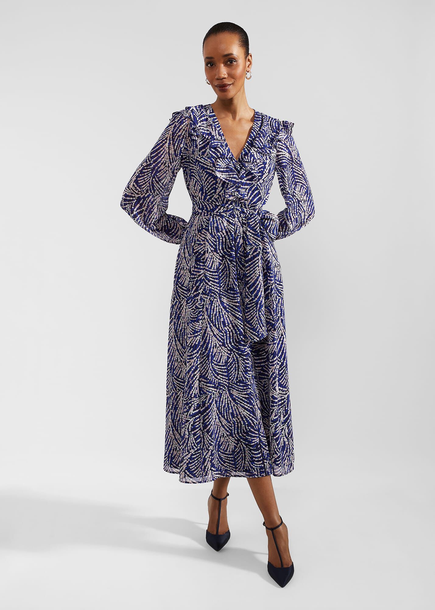 Hobbs long sleeve dress 2025