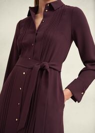 Robyn Shirt Dress, Malbec Purple, hi-res