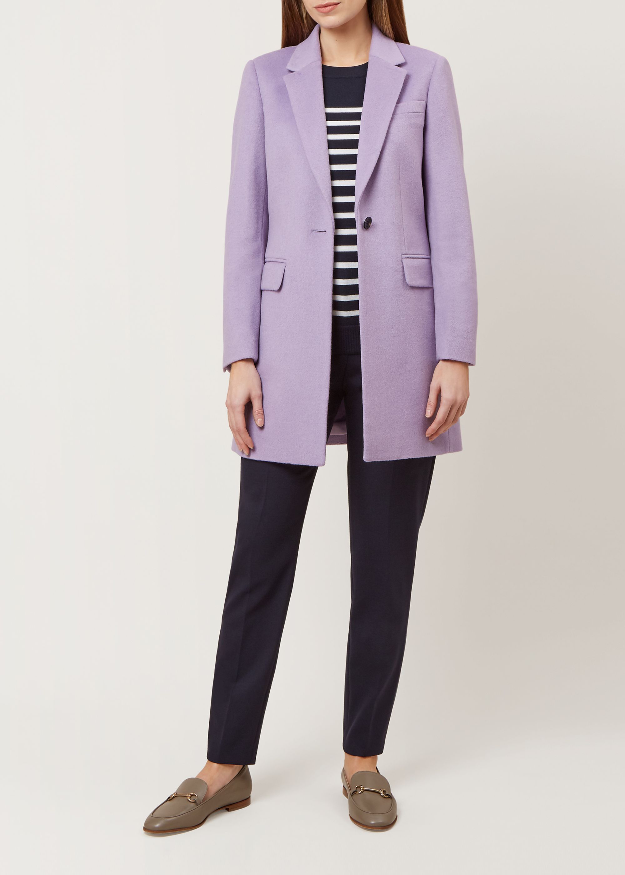 Lilac coat clearance