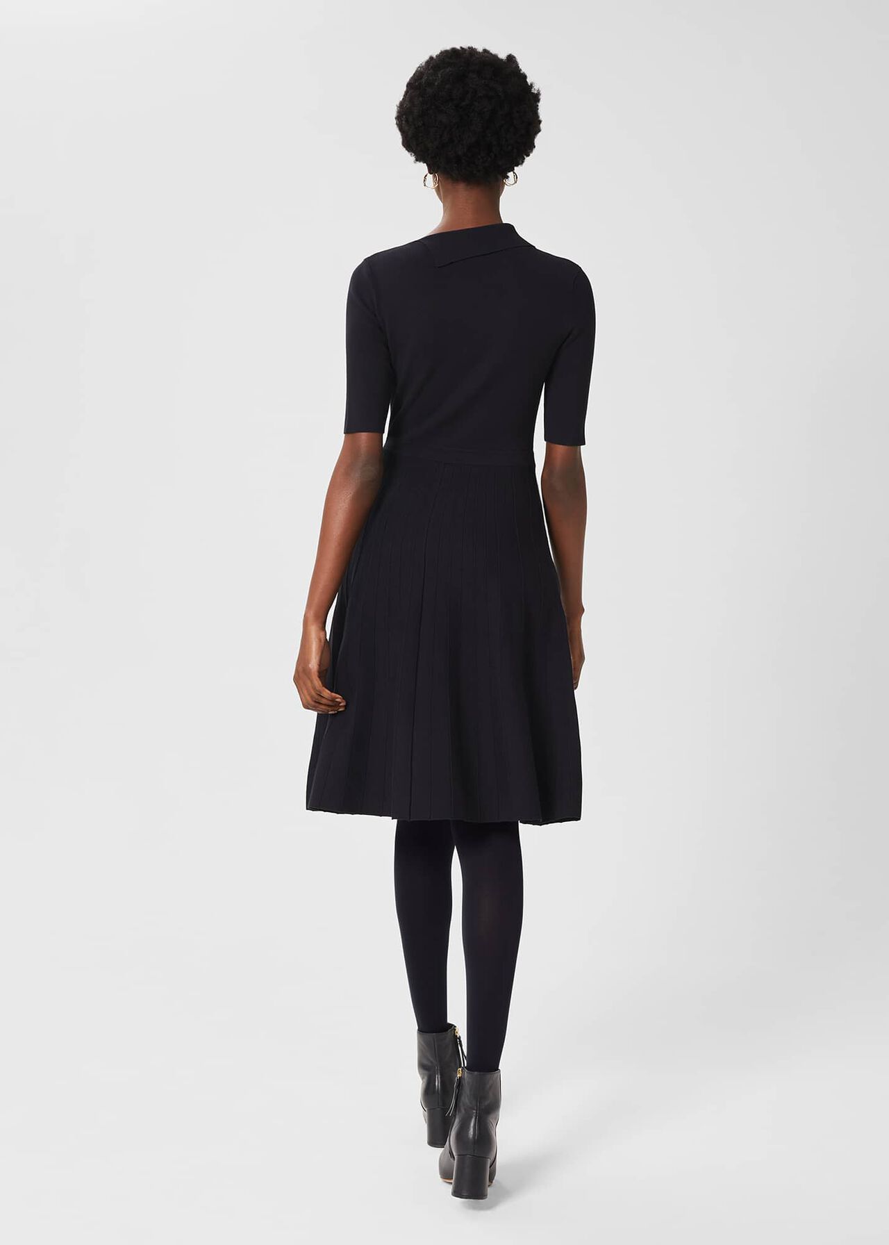 Bexley Knitted Dress, Navy, hi-res