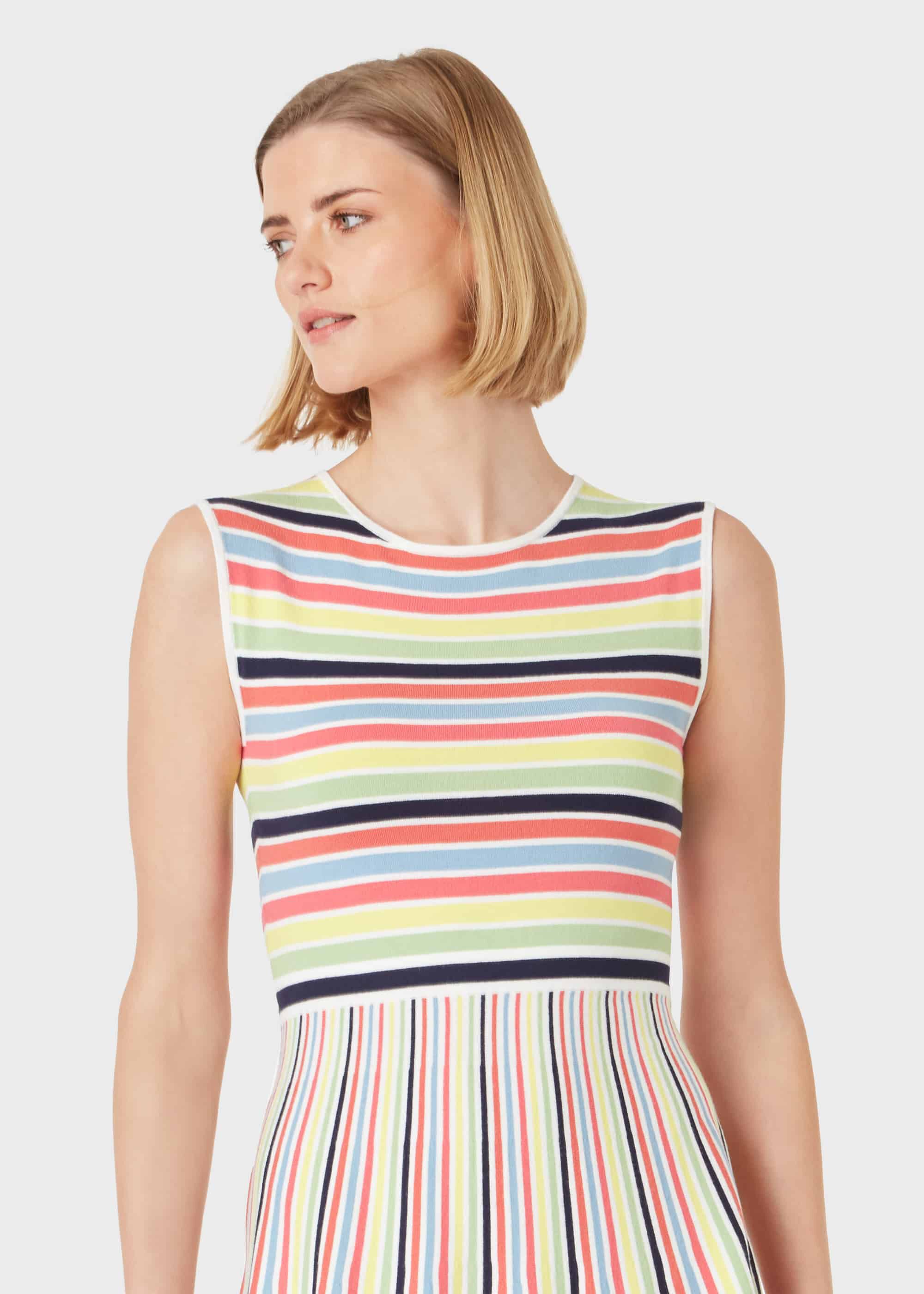 Hobbs discount striped dress