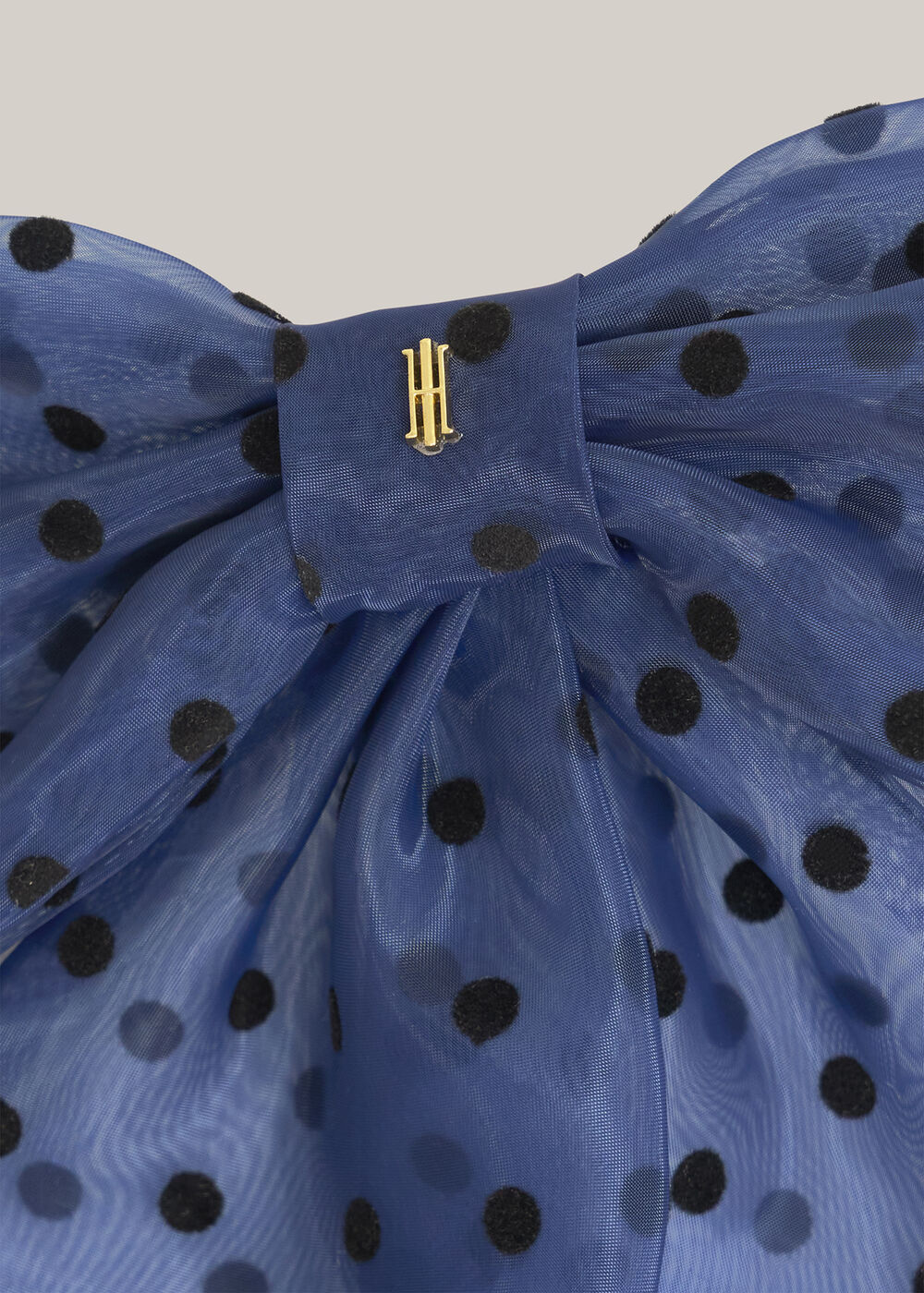 Bhavina Bow Clip, Midnight Navy, hi-res