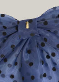 Bhavina Bow Clip, Midnight Navy, hi-res