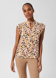 Cala Blouse, Ivory Multi, hi-res