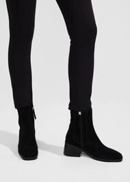 Fran Ankle Boots, Black, hi-res