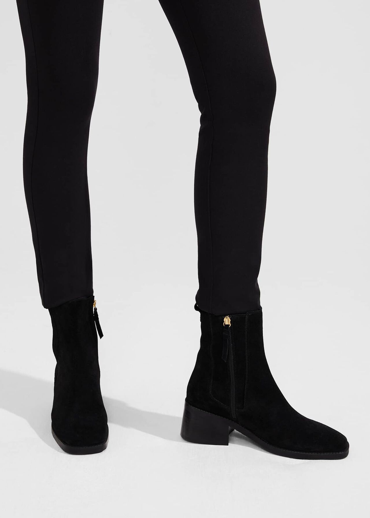 Fran Ankle Boots, Black, hi-res
