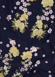 Elva Embroidered Dress, Midnight Multi, hi-res