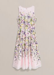 Carly Floral Dress, Pale Pink Multi, hi-res