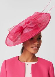 Victoria Fascinator, Bright Pink, hi-res