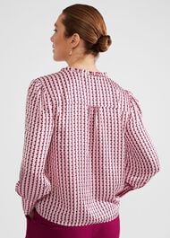 Darcey Blouse, Pink Multi, hi-res