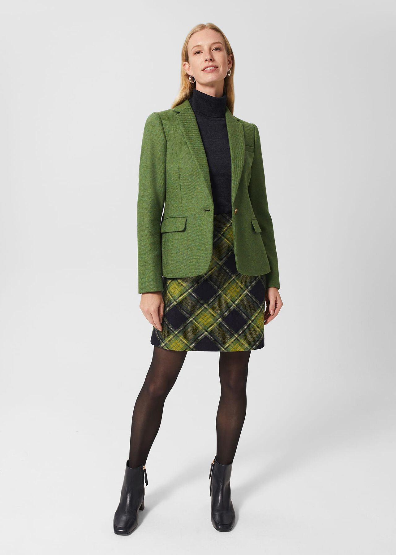 Petite Blake Wool Jacket, Pea Green, hi-res