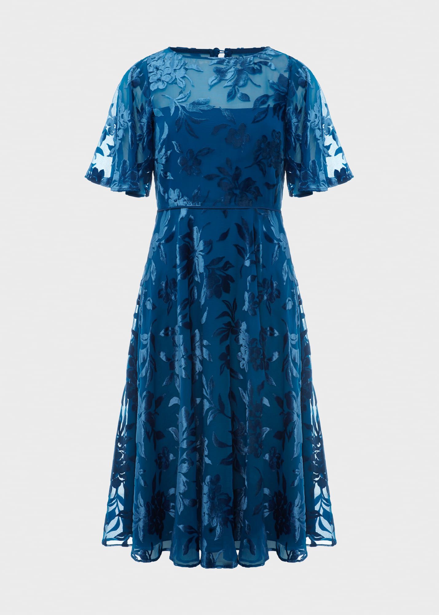 Eleanor Devore Fit And Flare Dress