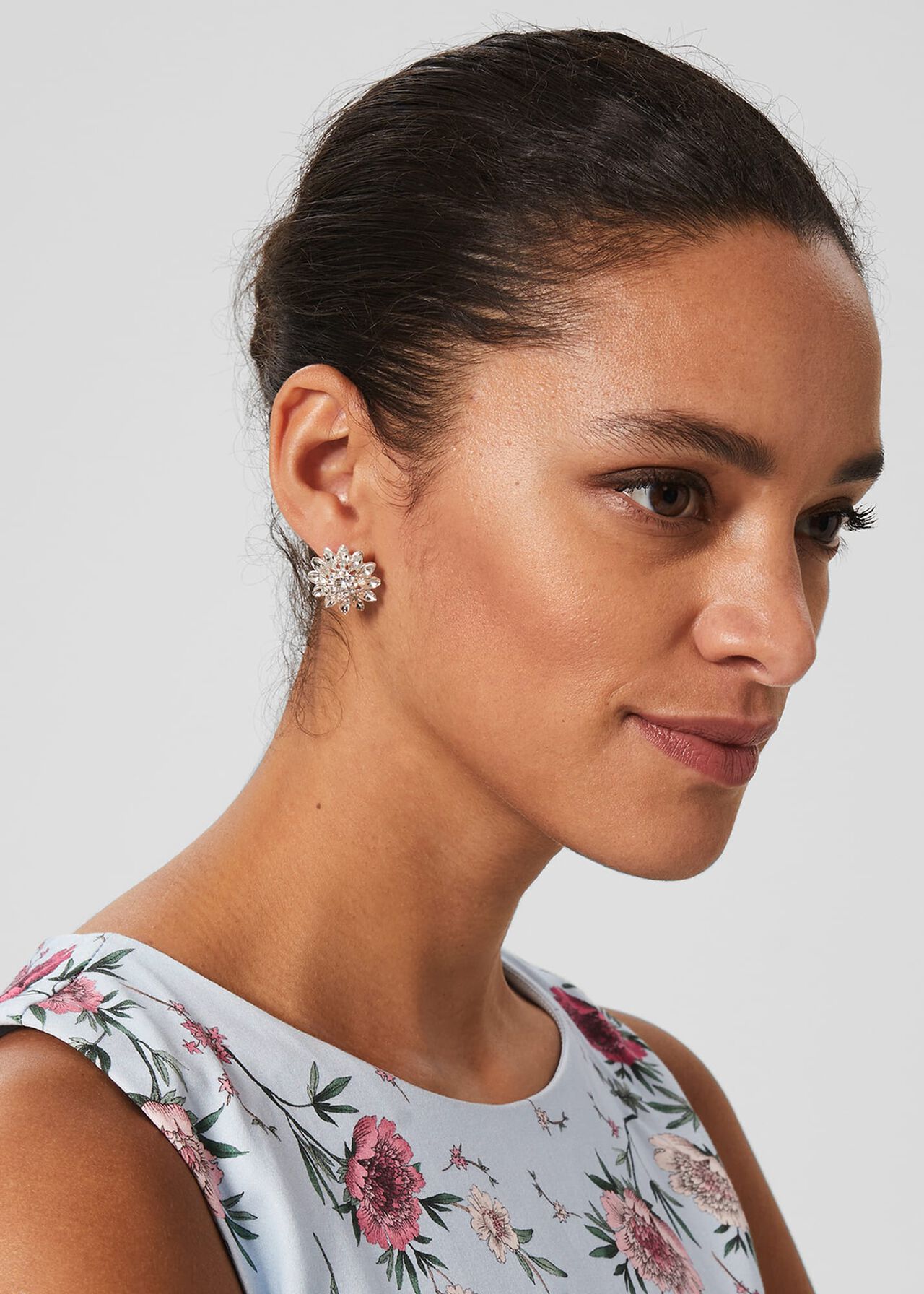 Tina Earrings, Silver, hi-res