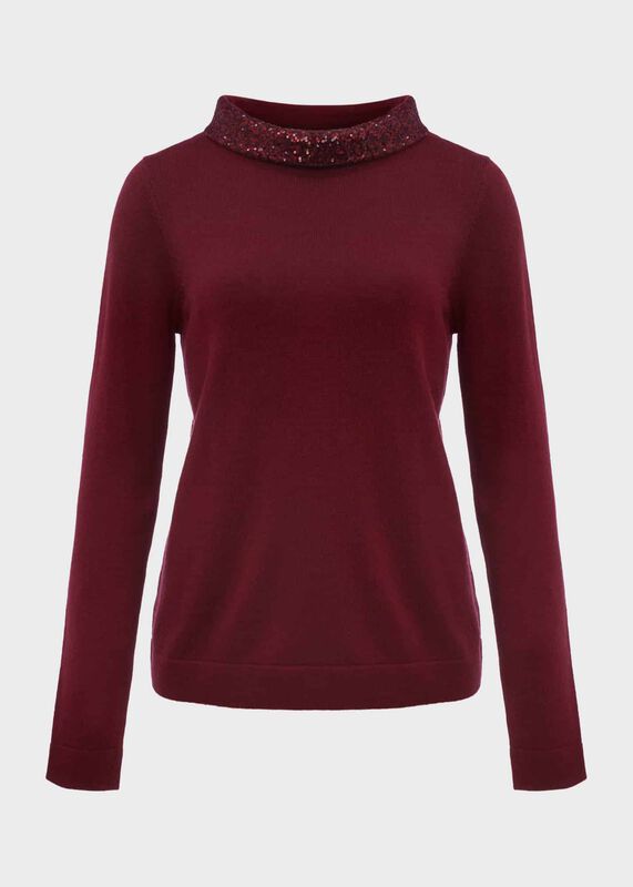 Esther Sequin Wool Cashmere Jumper