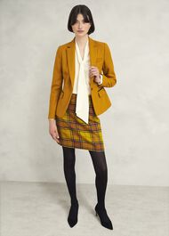 Maeve Wool Skirt, Ochre Multi, hi-res