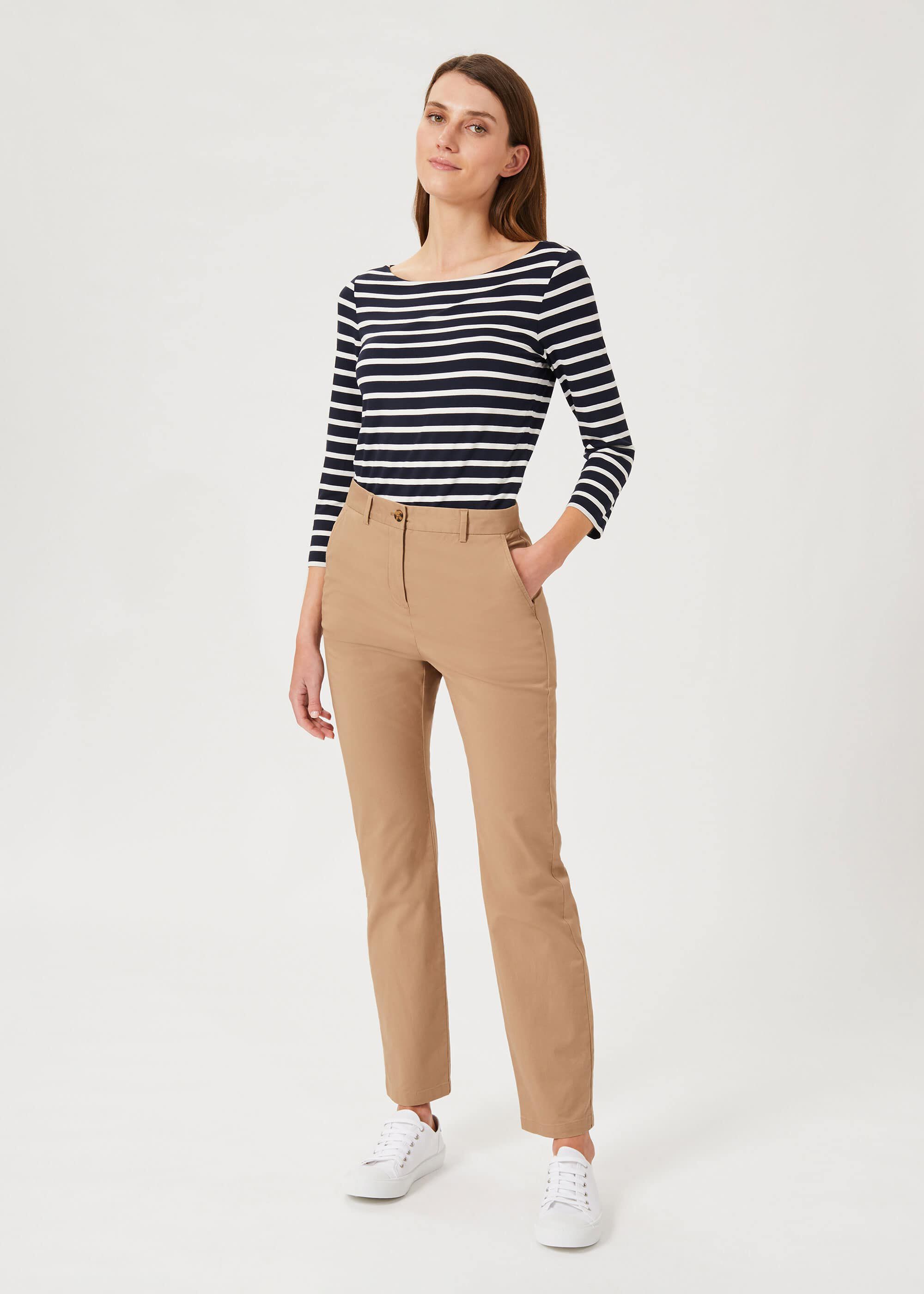 みき HELLOLUPO cappuccino trousers Molly Chino | Hobbs US |