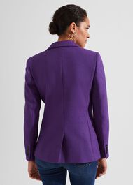 Petite Jess Wool Jacket, Indigo Purple, hi-res