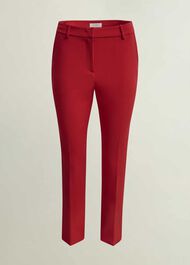 Miley Tapered Trousers, Begonia Red, hi-res