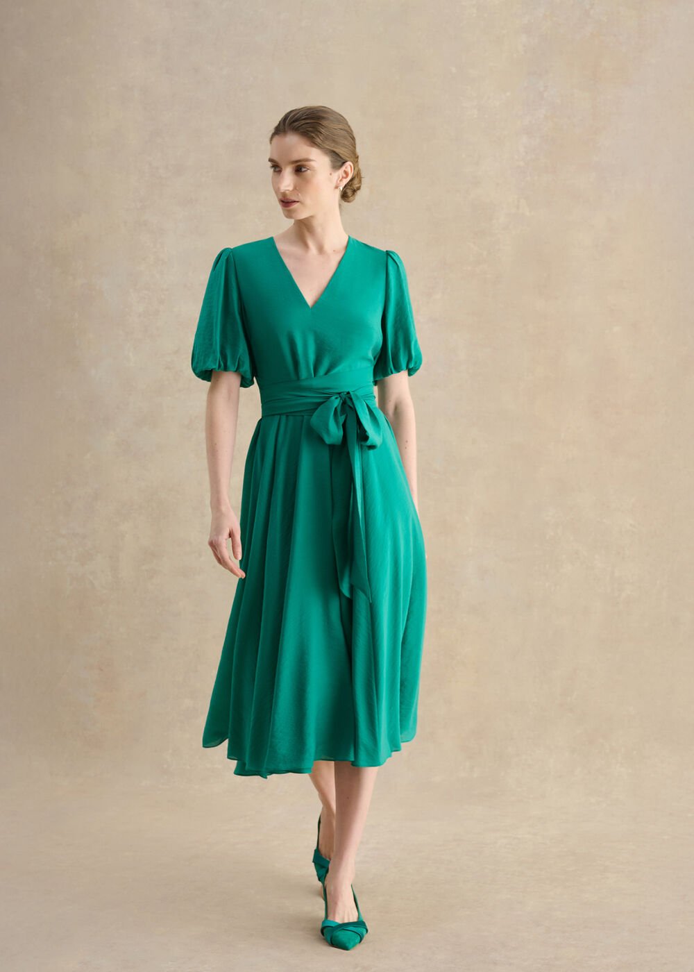 Barrington Dress, Meadow Green, hi-res