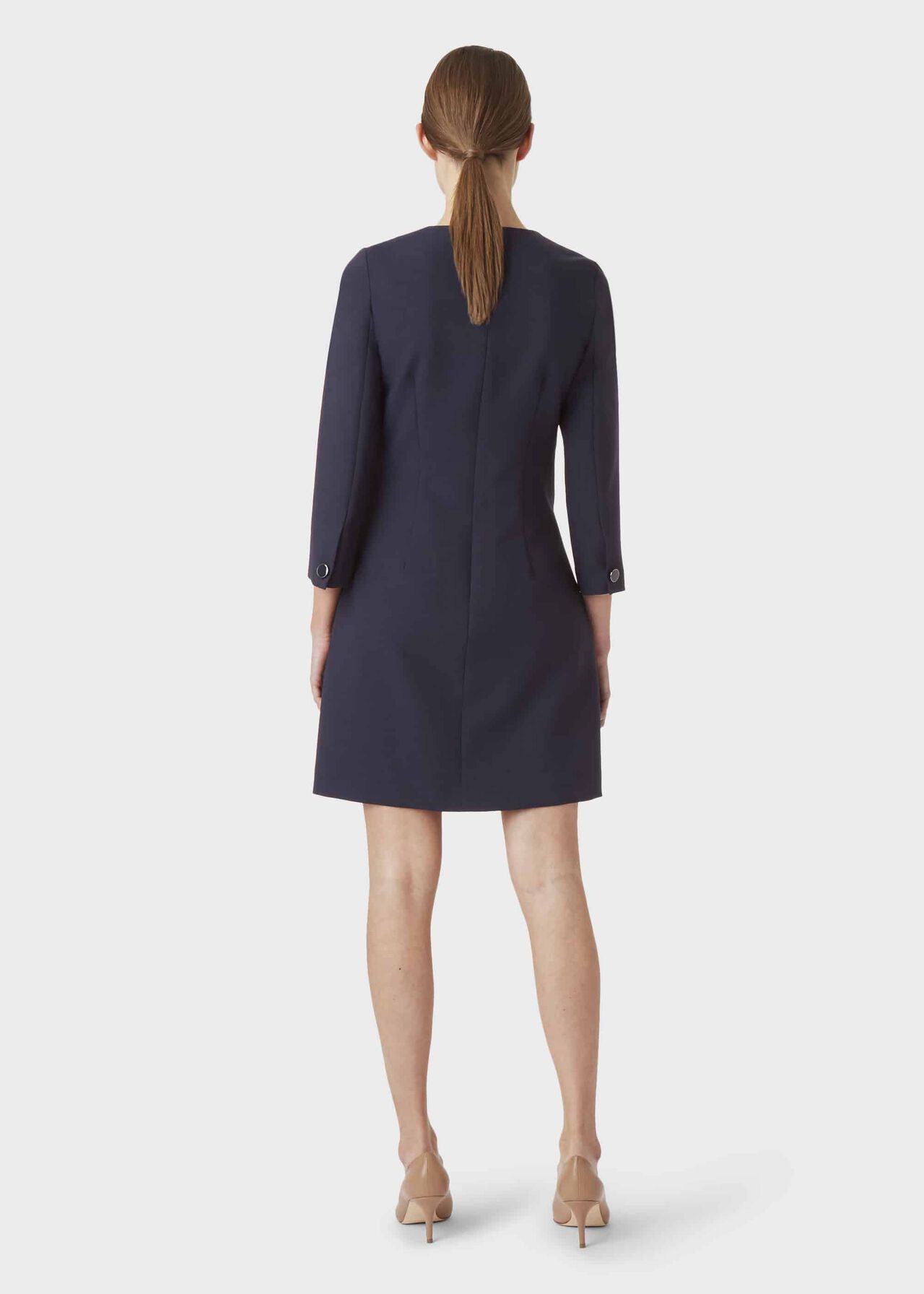 Bella Dress, Navy, hi-res