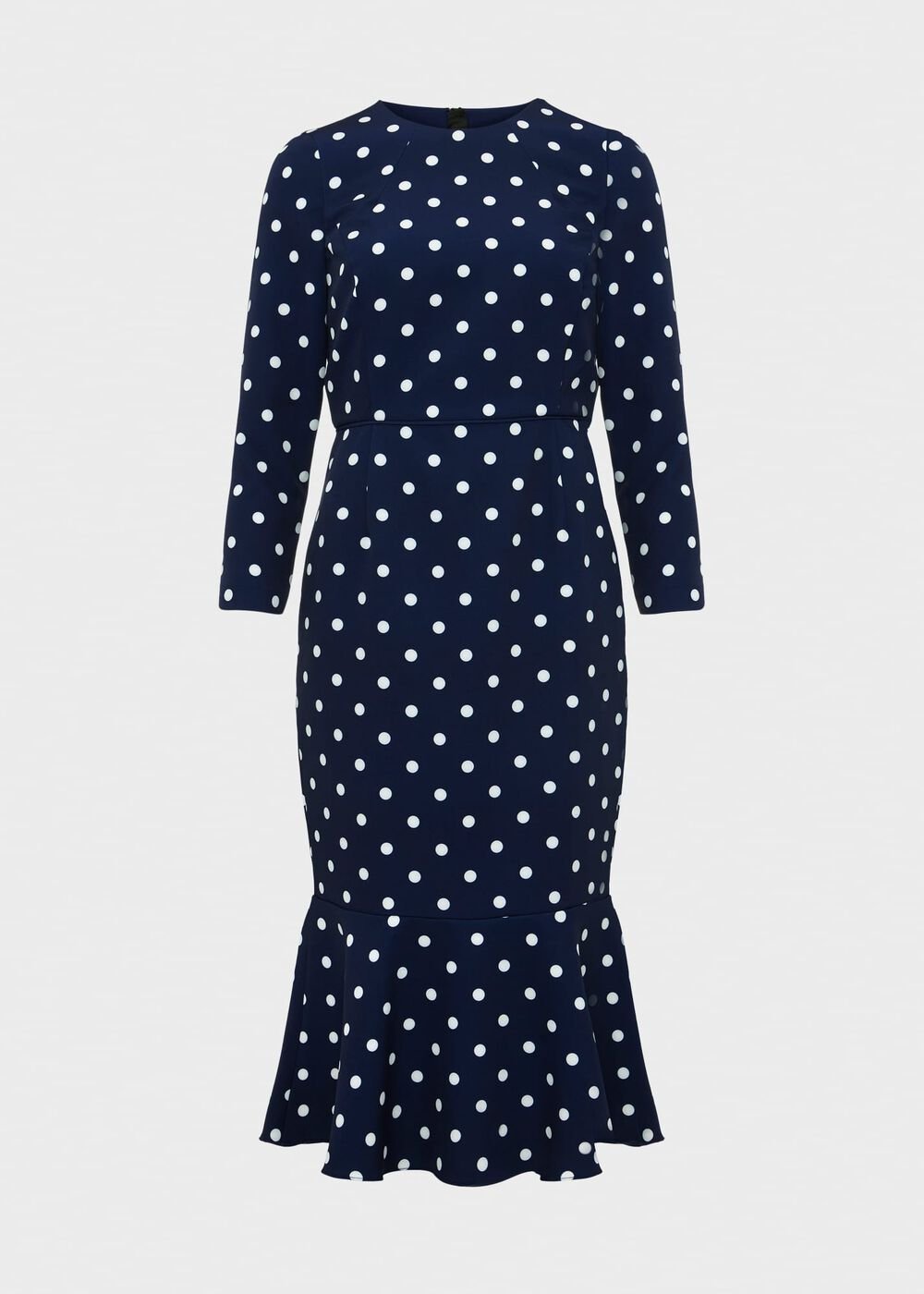 Liza Dress, Navy Ivory, hi-res