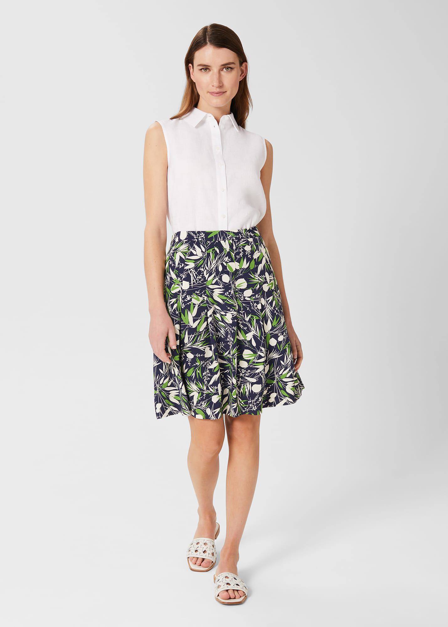 Kadey Printed Skirt | Hobbs US |