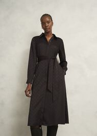 Allegra Dress, Deep Brown, hi-res