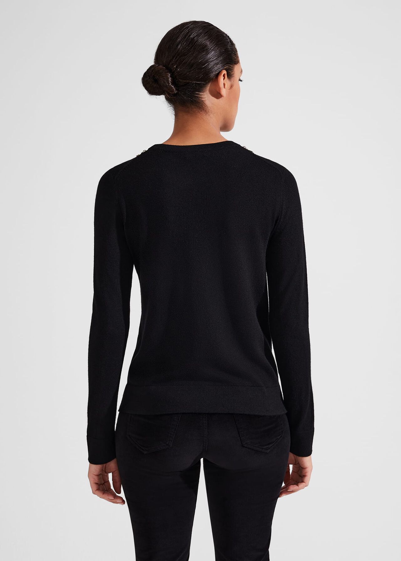 Alora Sweater With Wool, Black, hi-res